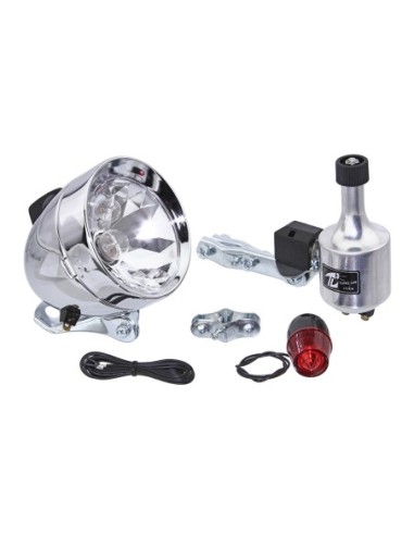 Generator Bullet Light Set Chrome.